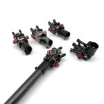 Hot RJX V3 Z16 Z20 Z35 Aluminum Folding Down Arm Tube Clamp Fixture Joint Connector Adapter Agricultural Spray Quadcopter Drone
